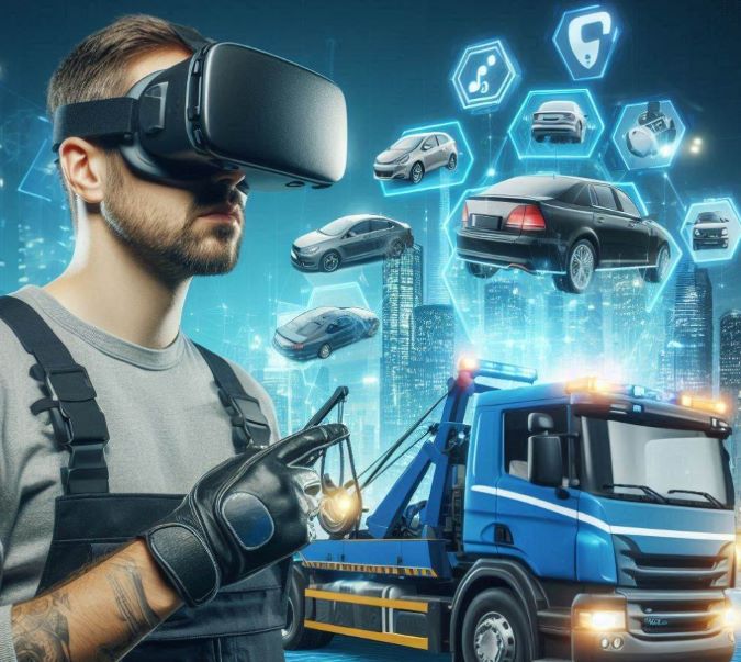 tow truck training with vr